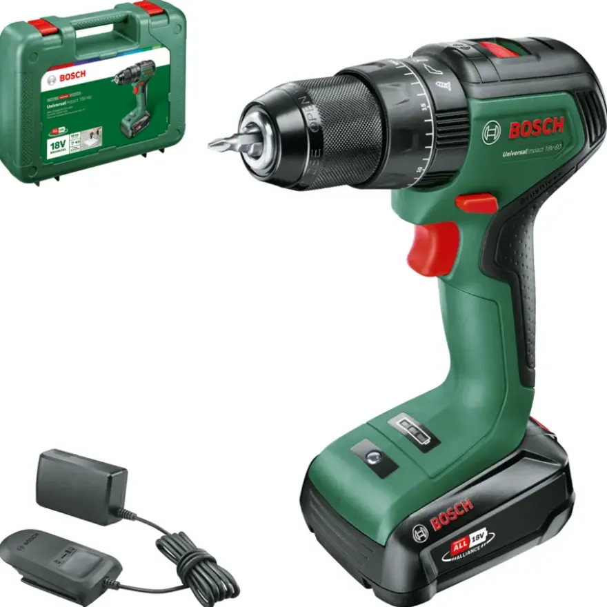 Bosch 18V accuklopboor UniversalImpact (zonder accu)