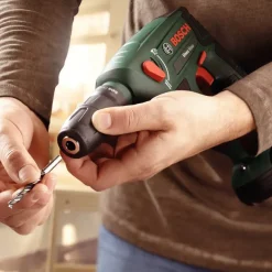 Bosch 18V boorhamer UneoMaxx met extra boorkop en 8-delige accessoireset (Incl. 2 accu's 2.5Ah + lader)