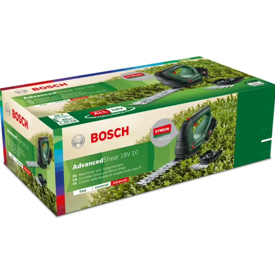 Bosch 18V buxusschaar / grasschaar Advancedshear (Incl. 2.0Ah accu + lader)