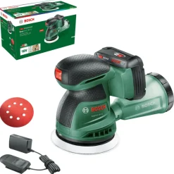 Bosch 18V excentrische schuurmachine 125 mm EasyOrbit incl. 2.0Ah accu+oplader