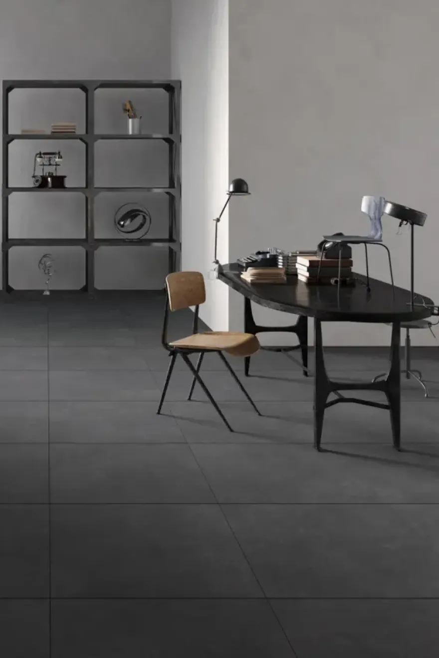 Boston Black vloer- wandtegel zwart keramiek 60 x 60 cm 1,80 m²/doos