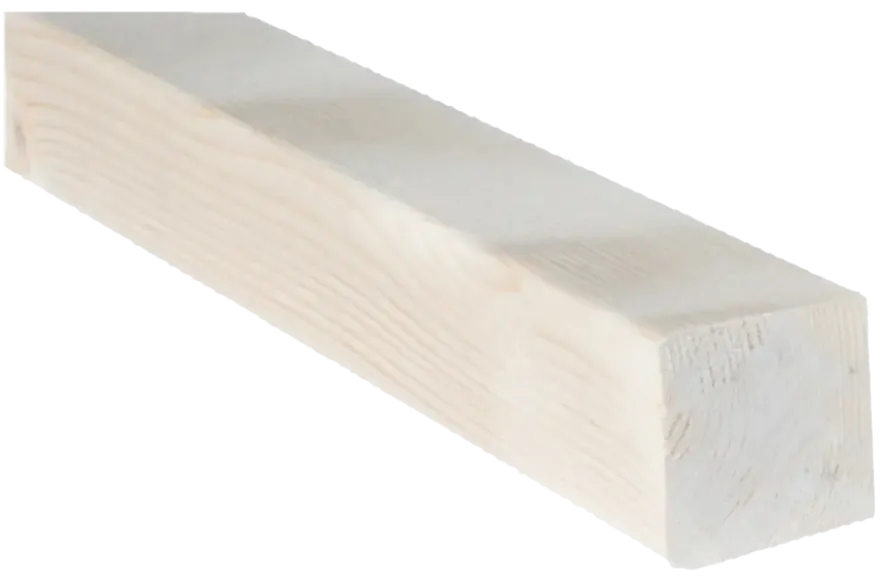 Bouwhout vuren geschaafd 44x44 mm lengte 210 cm