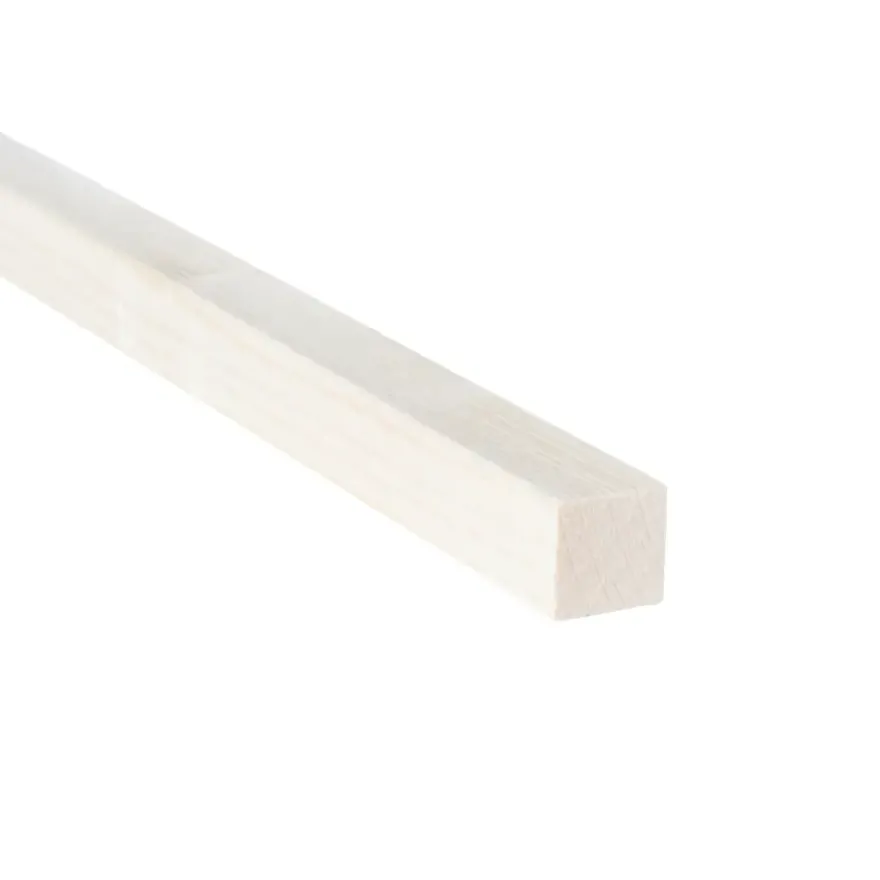 Bouwhout vuren geschaafd 27x27 mm lengte 210 cm