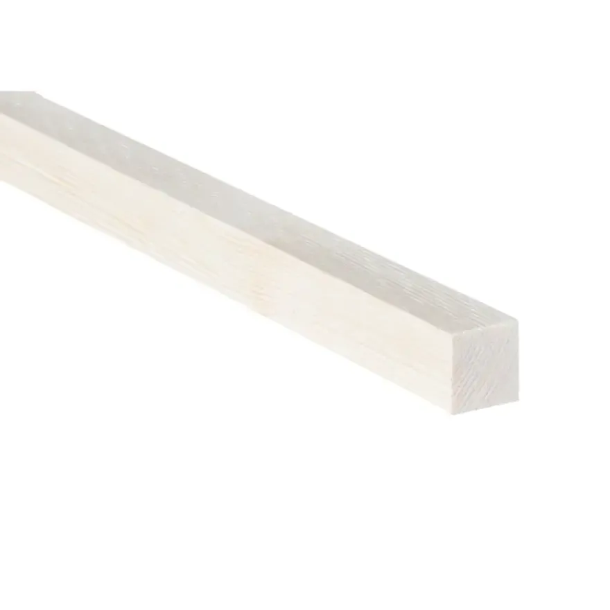 Bouwhout vuren geschaafd 18x18 mm lengte 210 cm