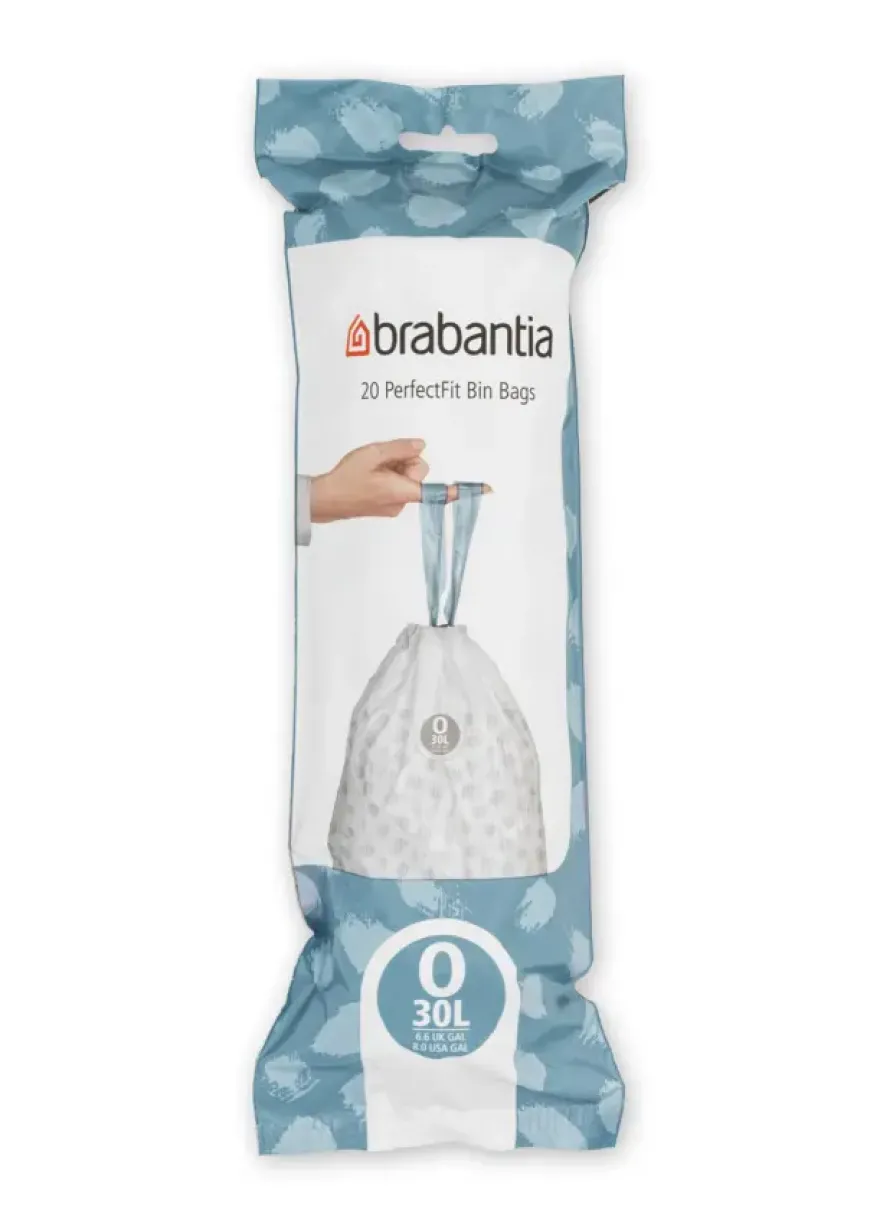 Brabantia Afvalzak Perfect Fit O 30 Liter 20 stuks