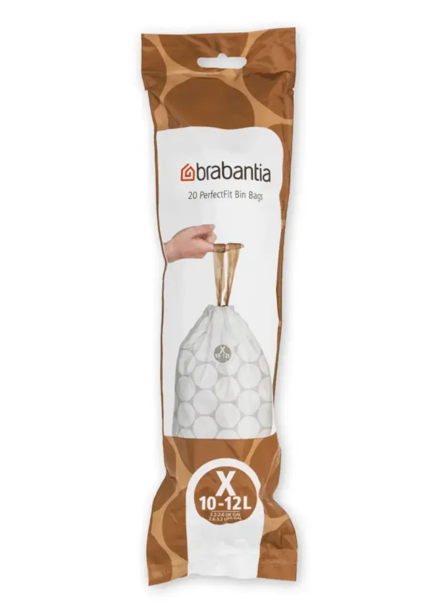 Brabantia afvalzak Perfect Fit X 10-12L 20 stuks