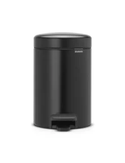 Brabantia Newicon pedaalemmer mat zwart 3 liter