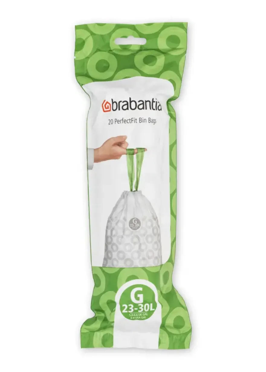 Brabantia Perfect Fit Vuilniszakken - 23/30 l - Code G - 20 stuks