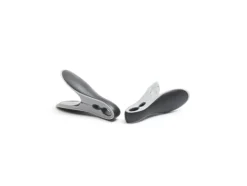 Brabantia wasknijpers zwart/grijs kunststof 8 stuks