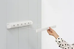 Brabantia waslijn uittrekbaar wit 22 m