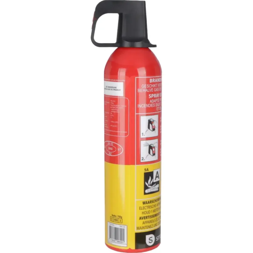 Brandblusspray Compact 750ml PFAS-vrij Brandklasse AF