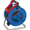 Brennenstuhl kabelhaspel IP44 3-voudig, 25 Meter blauw
