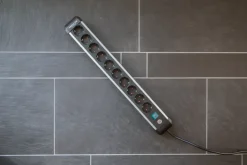 Brennenstuhl Premium-Alu-Line stekkerdoos 10-voudig met schakelaar aluminium 3 Meter