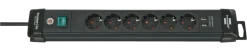 Brennenstuhl Premium-Line Stekkerdoos 6-voudig + 2 USB 3 Meter