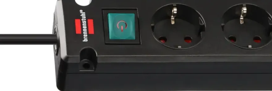 Brennenstuhl Stekkerdoos 5-voudig + 2 USB-C 3 Meter Zwart