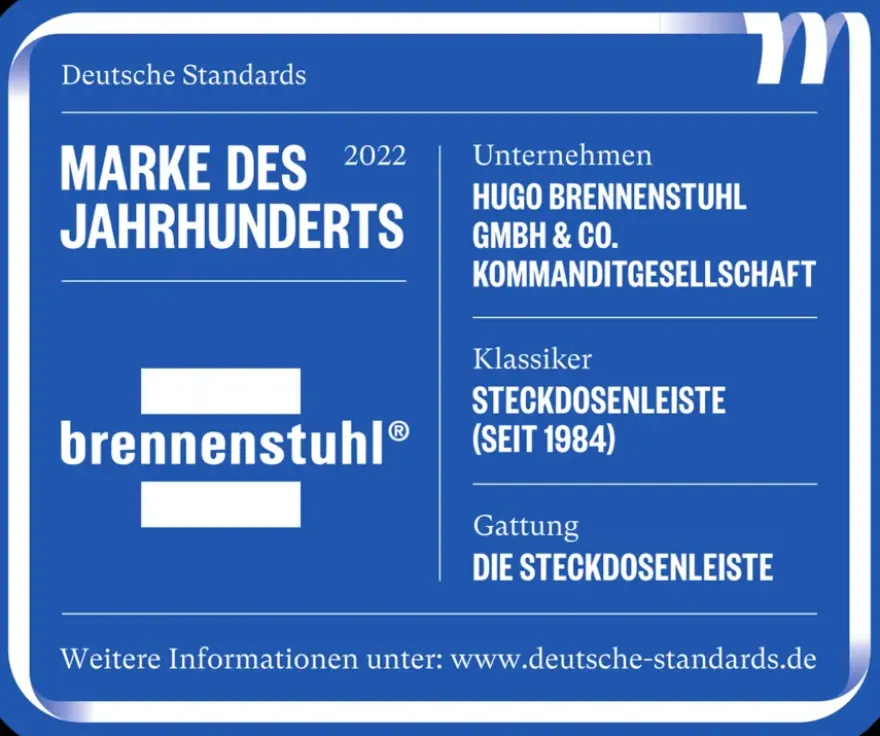 Brennenstuhl Stekkerdoos 3-voudig met schakelaar IP44 2 meter