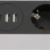 Brennenstuhl stekkerdoos 5-voudig met 2 USB-A en 1 USB-C poort