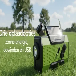 Brixy draagbare noodradio