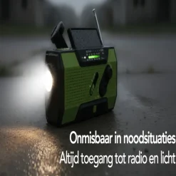 Brixy draagbare noodradio