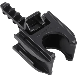 Buisclip euro 16 mm zwart 20 stuks