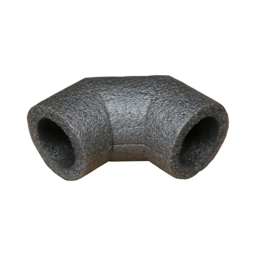 Buisisolatie Bocht 90° 12mm Grijs