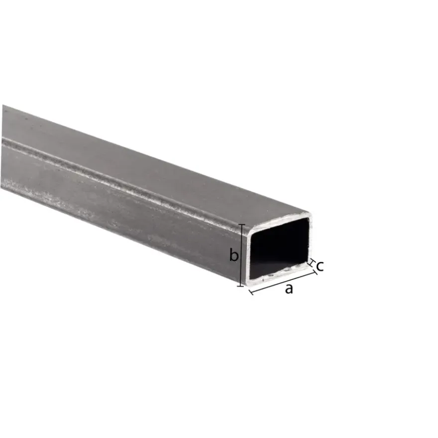 Buis rechthoekig staal 40x20x1000x1,5 mm