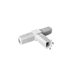 Buisverbinder t-vorm 2-weg 20x20 mm