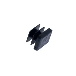 Buisvoet zwart 24x24 mm