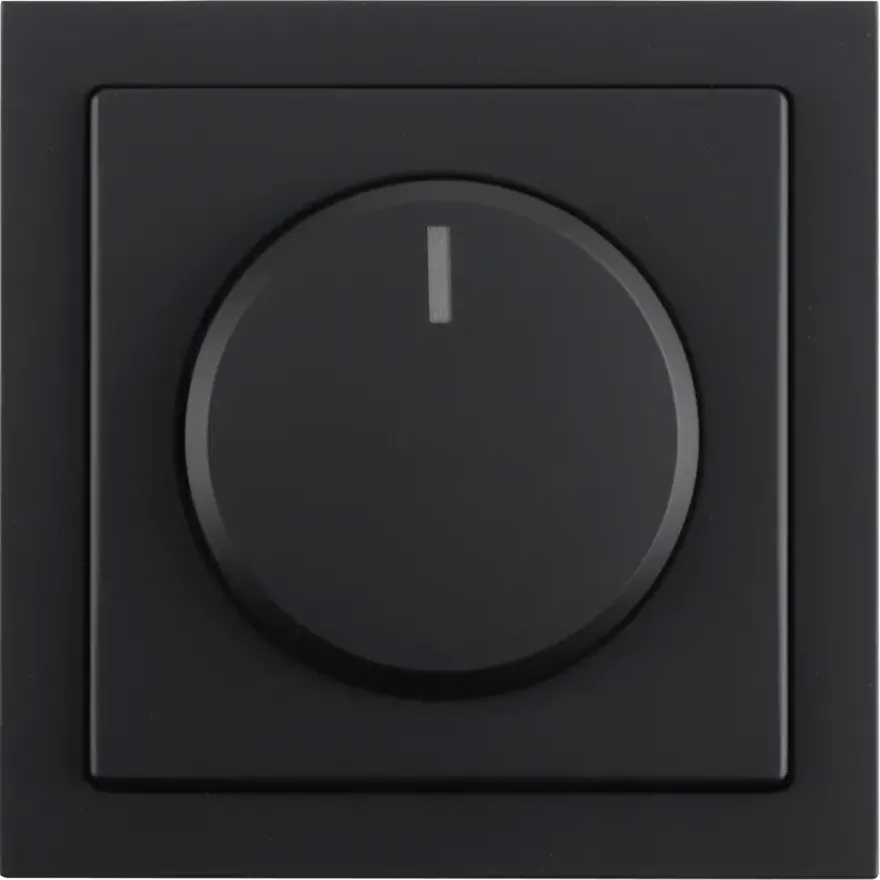 Busch-Jaeger Future Linear centraalplaat dimmer zwart