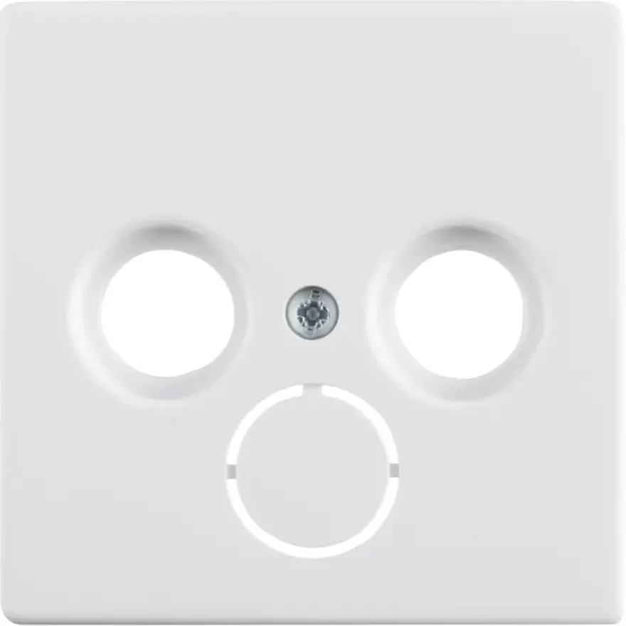 Busch-Jaeger Future Linear Centraalplaat Radio/TV Wit