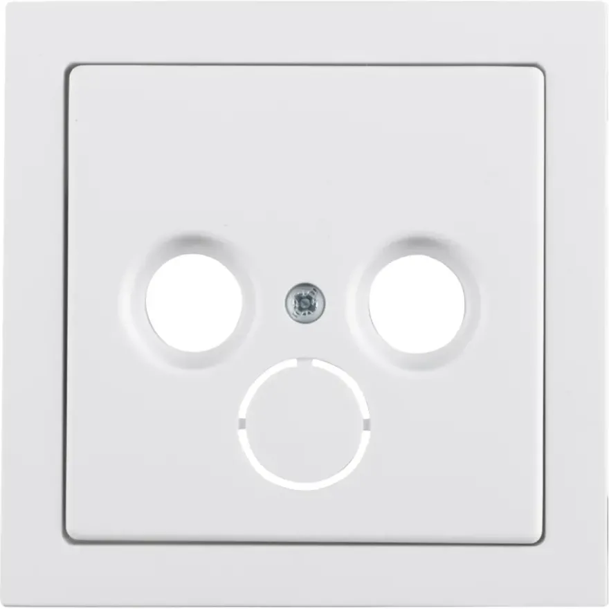 Busch-Jaeger Future Linear Centraalplaat Radio/TV Wit