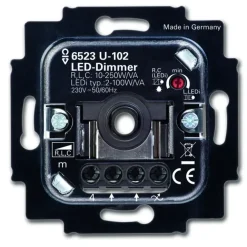 Busch-Jaeger inbouw dimmer LED/gloei/halogeen dimmer 2-100 watt