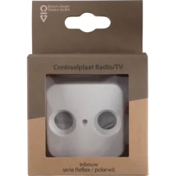 Busch-Jaeger Reflex SI Centraalplaat Radio/TV Wit