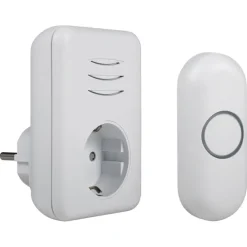 Byron DBY-22313 Draadloze deurbelset plugin met stopcontact 150m