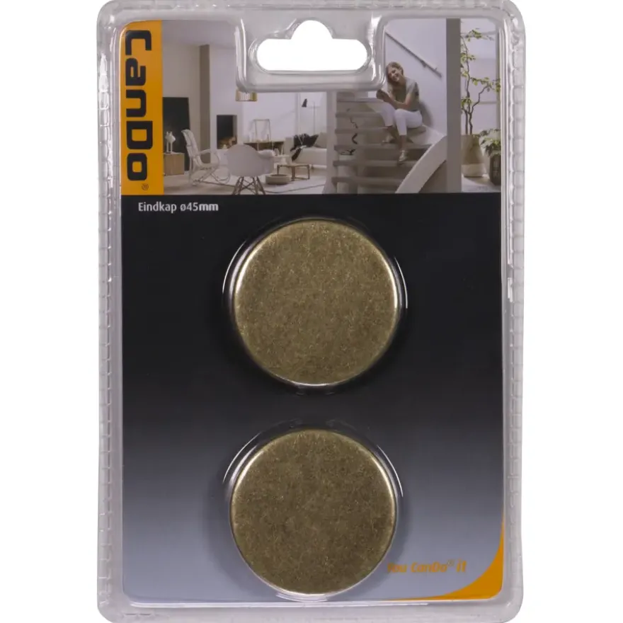 CanDo eindkap Oud Brons Ø45MM