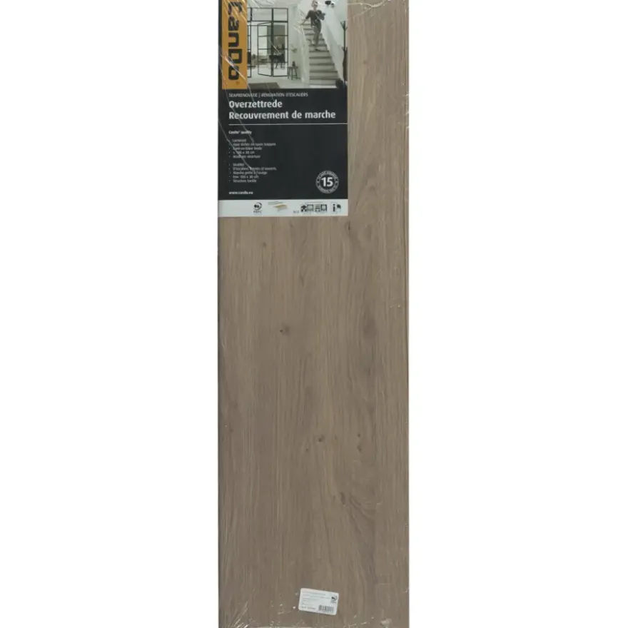 CanDo Laminaat Traptrede Bruin Eiken 100x30cm
