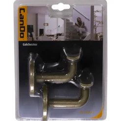 CanDo leuninghouder Colchester Oud Brons (2 stuks)