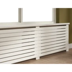 CanDo Radiatorpaneel Burton Wit MDF 60x80 cm