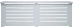 CanDo Radiatorpaneel Chester Wit MDF 100x60 cm