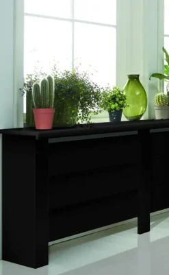 CanDo Radiator Staander Mix&Match 110x10 cm Zwart