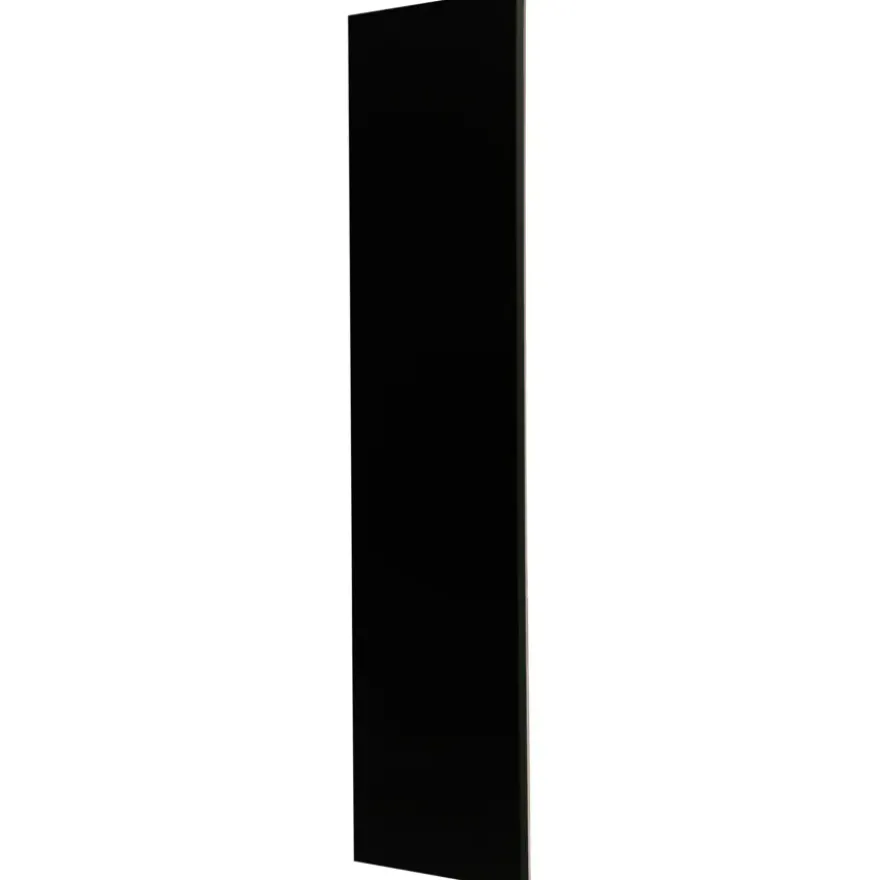 CanDo Radiator Zijpaneel Mix&Match Zwart MDF 110x23,5 cm - 2 Stuks
