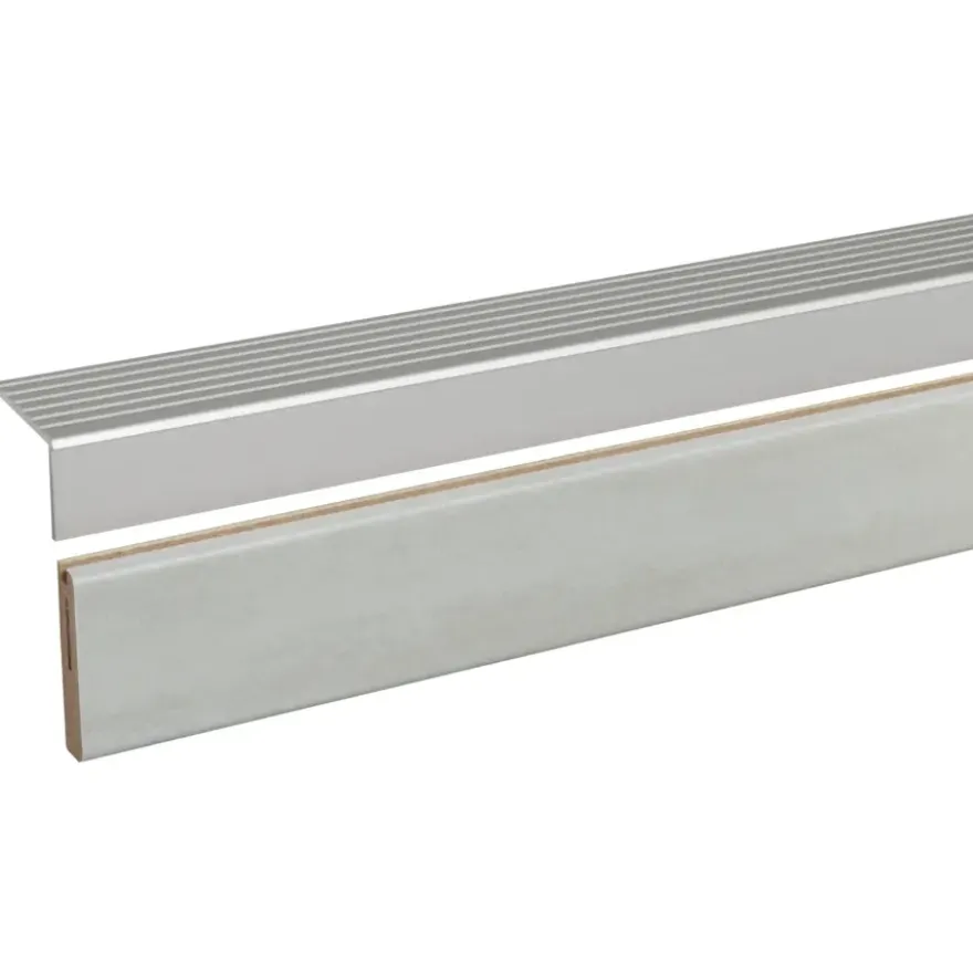 CanDo Traprenovatie Afwerklijst Beton Licht Grijs 130x5 cm
