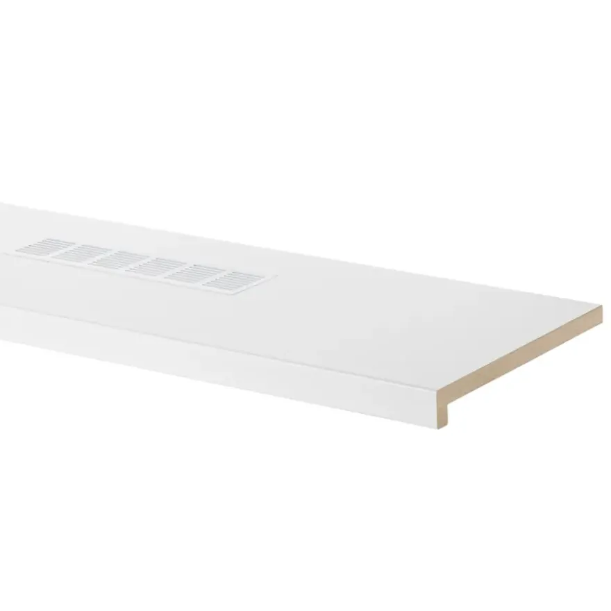CanDo Vensterbank Radiatorbekleding Wit MDF 160x30 cm