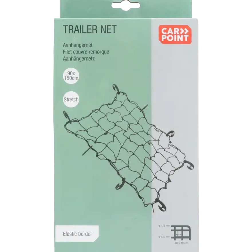 Carpoint Aanhangernet Elastisch 90x150cm