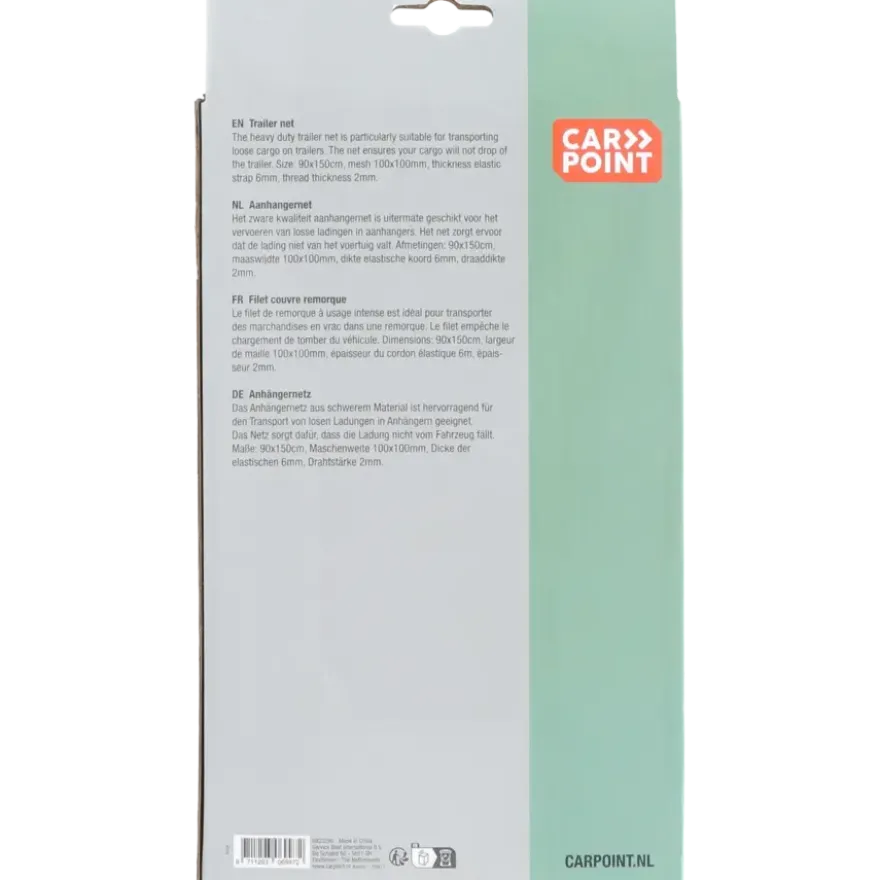 Carpoint Aanhangernet Elastisch 90x150cm