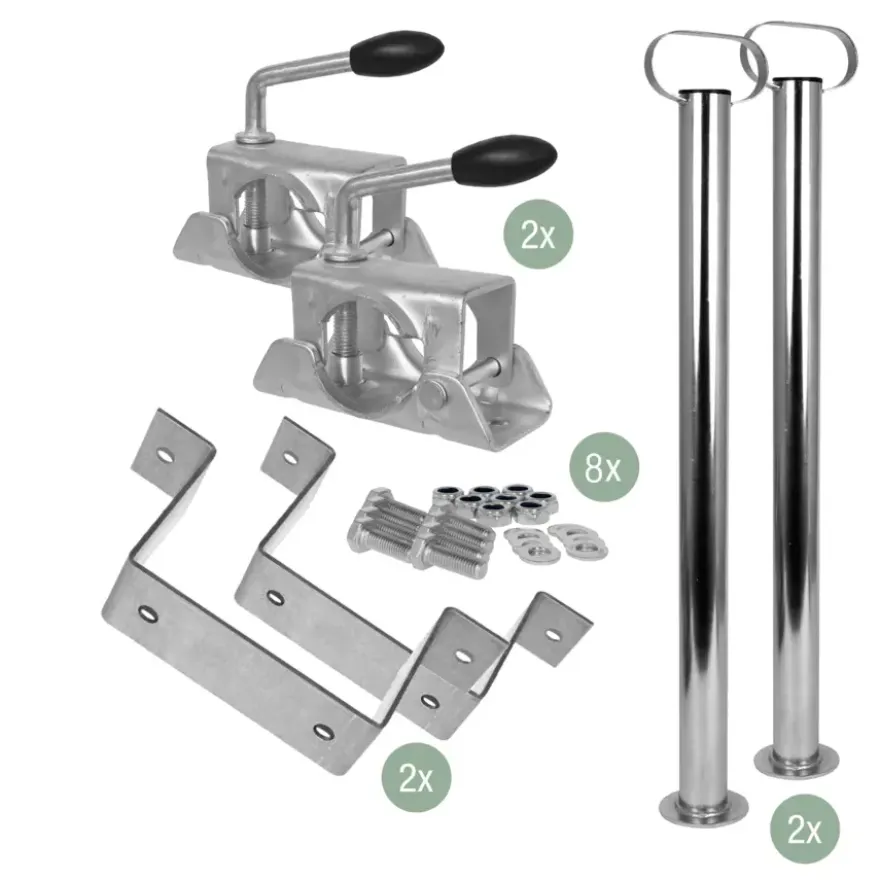 Carpoint aanhanger steunpoten set