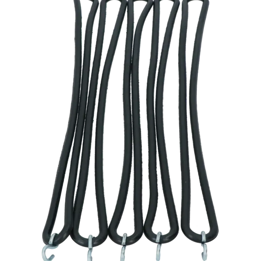 Carpoint Bevestigingsrubbers voor Aanhangernet 40cm 5 stuks