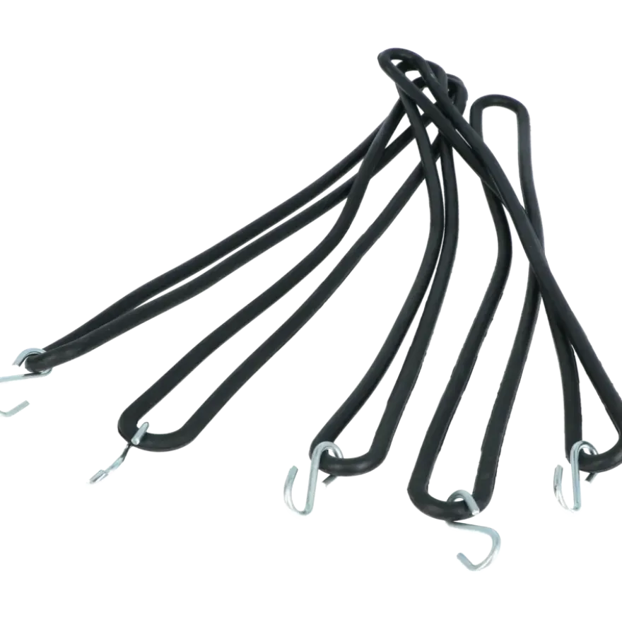 Carpoint Bevestigingsrubbers voor Aanhangernet 40cm 5 stuks