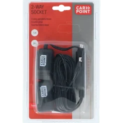 Carpoint dubbele verlengkabel tbv 12 volt lengte 2x2M