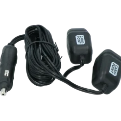 Carpoint dubbele verlengkabel tbv 12 volt lengte 2x2M